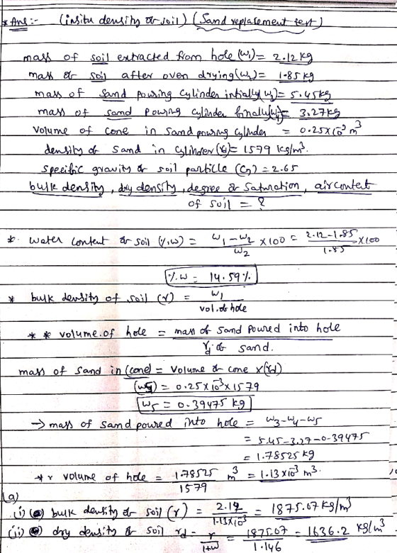 tu tr 1599 i NaN ヅ. L: 14-S4:/. volume. of hole maM of Sand Pourtd into hte e Sand Volume &Cen d Outo 5 79 6