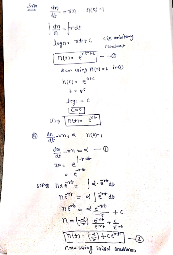 incon 2010)1 logn= rt+c cis mobitery constant Int=etto-- now wing 19(0)=2 in n10) = 80+ taps dogi = 6 GEO (i)=) Tritla ert] d