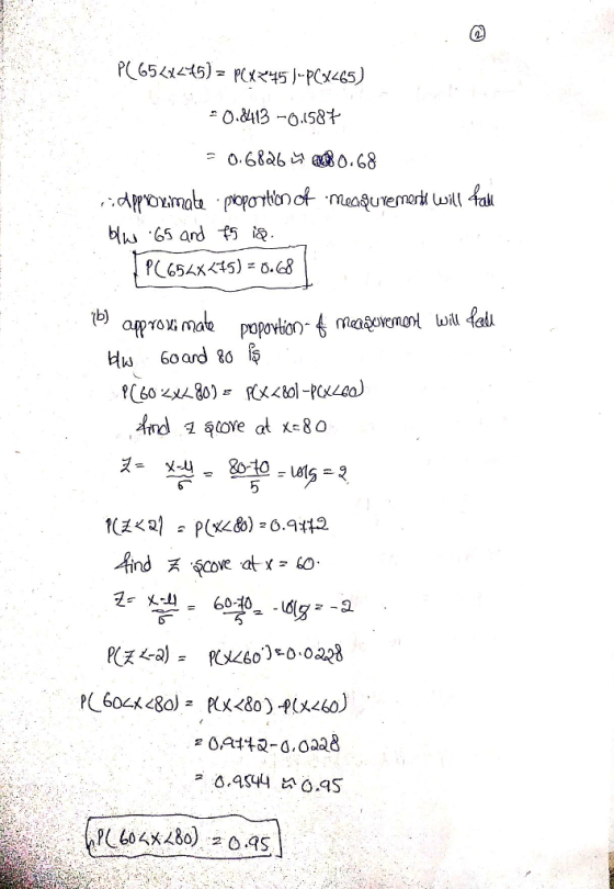 ib) 60 and 80