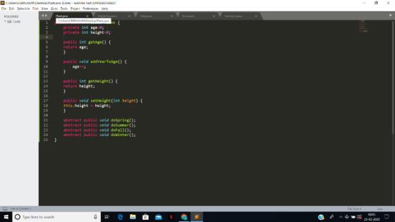 - 0 X C\Users\CEBRUSIUM\Desktop Plantjava (Code) - Sublime Text (UNREGISTERED) Eile Edit Selection Find View Goto Tools Proje