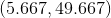 (5.667, 49.667)