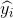 \widehat{y_i}