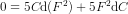 0 = 5C(F) +5F-DC
