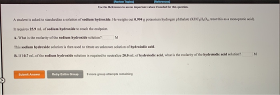 [Review Toples) [References) Use the References to access important values if needed for this question. A student is asked to