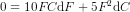 0 = 10FCdF +5FdC
