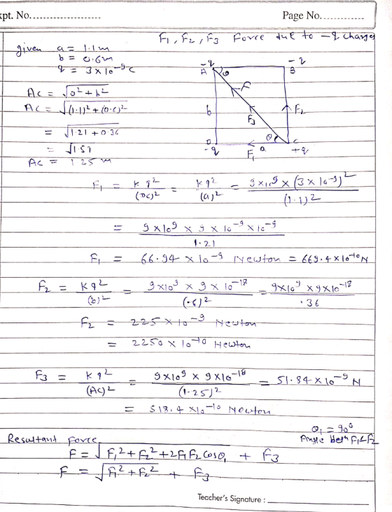 anj F3 (As) ㄴ 1- 25J S 17.4 X Teachers Signature: