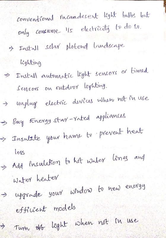 only Con ume s elcity to do → Install sclan. plotend landscape. kghbing nutdver legabing unluy elacttic → Buy Energy (tan-rated applia nus > Tnsrltte your ham b t preve heat Los Upgrade youn windonu to hen) energy effturent models