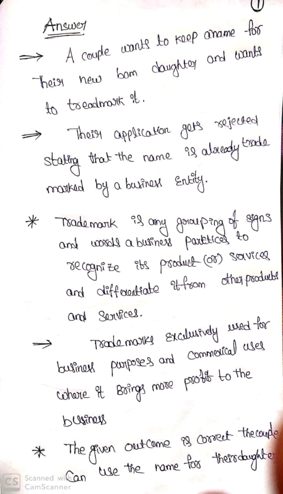 Answer → A couple wants to koop ahame for Their new bom claughter and wants to treadmourk of → Their application gets rejecte