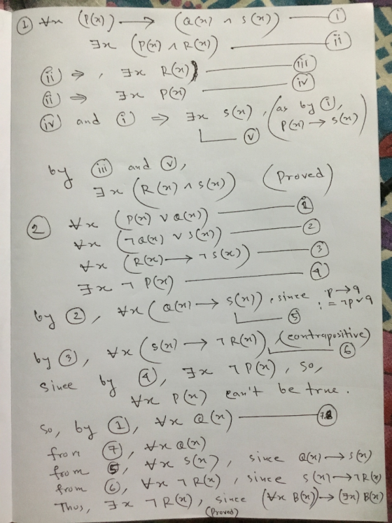 L (Pm su tn (P()) (acul ns()). In (PC) AR (-) — R , Ix R(h)) - A In P(1) - ② and ③ Ix s(n) , (az by ) by and 8 IX (R(2) 18(M)