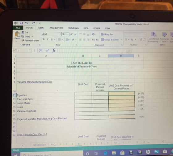 X 6 FILE HOME AX Cut . INSERT SM2594 [Compatibility Mode] - Excel PAGE LAYOUT FORMULAS DATA REVIEW NEW U Copy 10 - . . A. Wra