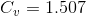 C_{v}=1.507