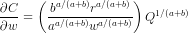 OC / /(a+b) /(a+b) = (a/(a+b)qua/(a+b))