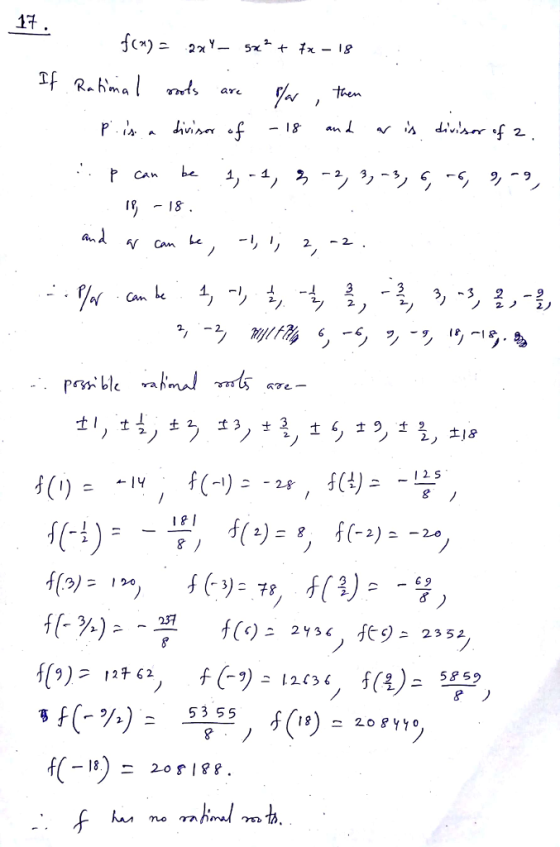 17 Can an 2- 2 3, -3 9 9) 1262 5859 53 55 2. 18.)二 208188