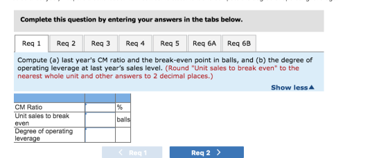 Complete this question by entering your answers in the tabs below. Req 1 Reg 2 Req3 | Req 4 | Req 5 Req 6A Req 6B Compute (a)