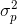 \sigma _{p}^{2}