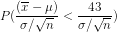 (r-μ) 43 P(