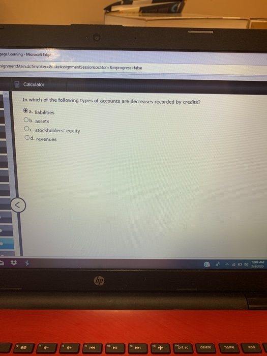 gage Learning - Microsoft Edge signment Main.doFinvoker=&takeAssignmentSessionLocator Binprogress=false Calculator In which o