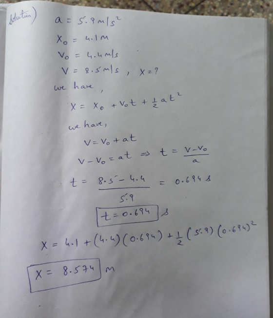 atien Vo = 4.unels we have cve have ニ0.694