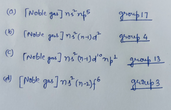 Noble gas] ns np (a) ( (Nobe gasn (n+) d Youp 4 (Neble gas] na a-)d^po 22 13 d[Nbe gu m(n)f