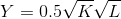 Y = 0.5VKVL