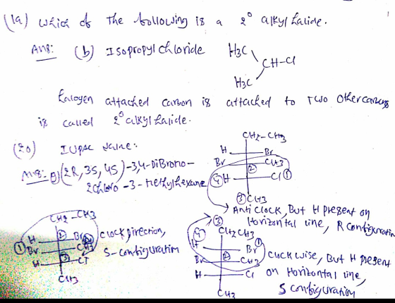(la) ukic dThe louing is 2akylatide H2c CH-C H3c Kaloyen attacked Caron igattacked to Two Okercas Ang (bIsopropyl chloride ak