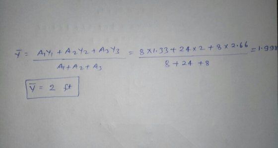 J = AY + A2Y2+ A3Y3 AtARTA = 8x1.33 + 24 x 2 + 8 x 2.66 - 1.998 8 + 24 +8 lý 2 st