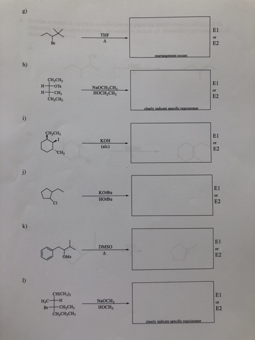 CH.CH H OTS HTECH, CH,CH, NaOCH.CH HOCH,CH slandvindicat specific CH.CH кон (alc) KotBu HOBu DMSO CH(CH3)2 H. CH Br+CH,CH; CH