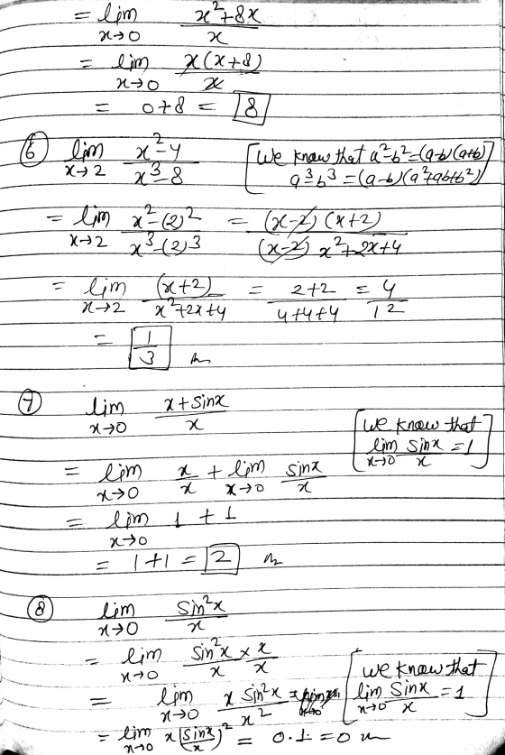 rb 2 lim 22²782 Ho = lim x(x+8 uto 2x o+8= 28 8 X2 o lim xay We know that a ² 6²(ab Cate] 238 933 =(ab (azabt6²) tim x² (22 (