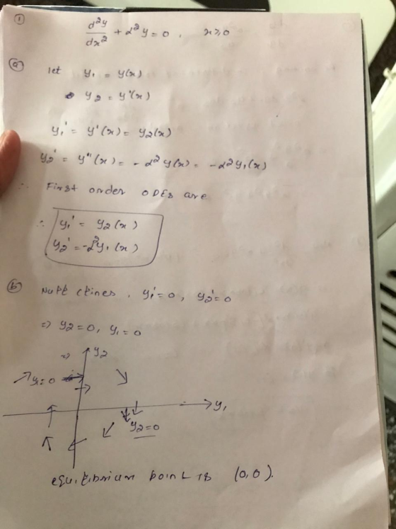 day tadyo daa let ya) ya yle) y = y(x) = 426x) Yo = y(x)= -22 gw – 229, (2) First order ODES are 19,- 92(n) Yo = -24, an) Nop