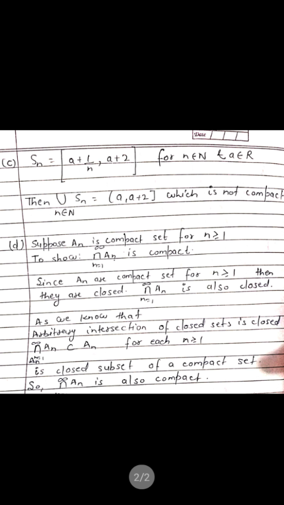 Date m pac An is compoct sen Siq iS Com Since An a combact set for helthe they ar closed A, 1.5 also closed Kc bityinksecon o