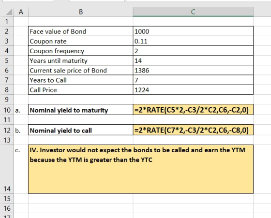 YIELD TO MATURITY A Firm s Bonds Have A Maturity Of 14 Years With A 