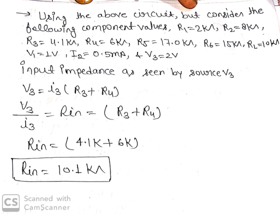 Using the above circuit, but consider the following component values, Ri=2K1, R2=8k1, R3= 4.1k, Rus 6K, R=17.0KA, R6=1541, R2