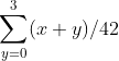 +y)/42 у:0