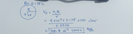 0.1 75 С. R ole vp = Ke r 4x101 х 0.175 x \oo Ve- О. ОЧОО - 33.8 elvets Ang