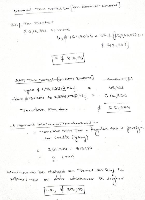 Normal Tax rateso-fon Normal Invor 27.1. Tox Brachet $ 6, 12, 351 or more fe, $164,409.5 + 38.1.1423,65,000 (-3 $662,35 F $ 8