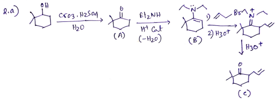 Cs03. H2S04 etzNH H20 yt at (A) (-H20) 2) H307 (B) H3ot (C)