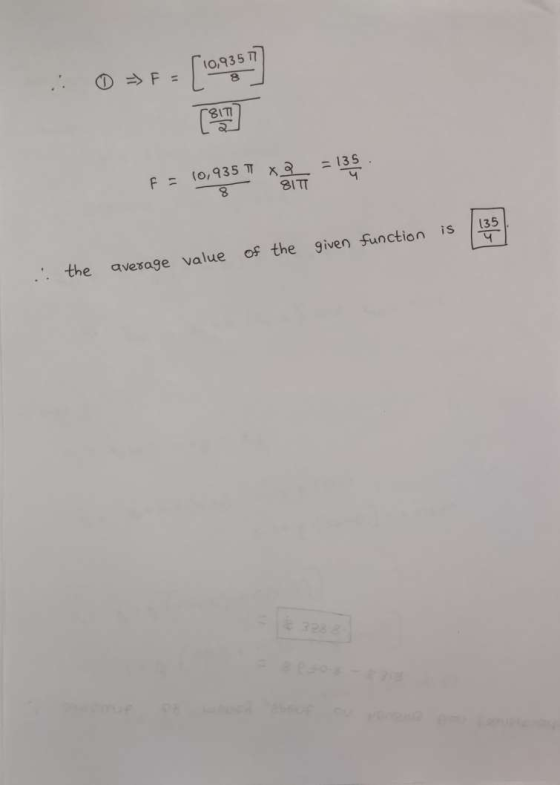 0 = F = [10935] P = 10,935 T K = $ is of the function given the average value