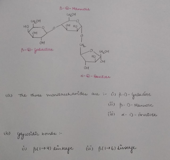 OH HO OH OH β-Q-galactose Ho он ) Mannose call ) α-D-Fructo les b) cosidic honde