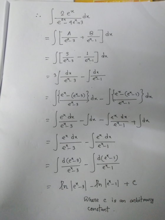 an 2 e ² en qe +3 da 20 e dae А el_3 B eel = + - SE = S&] de 1 da 3/ da. el 3 - Sten(21.-»} dx - Se aces} de -Jdx - se + Jan