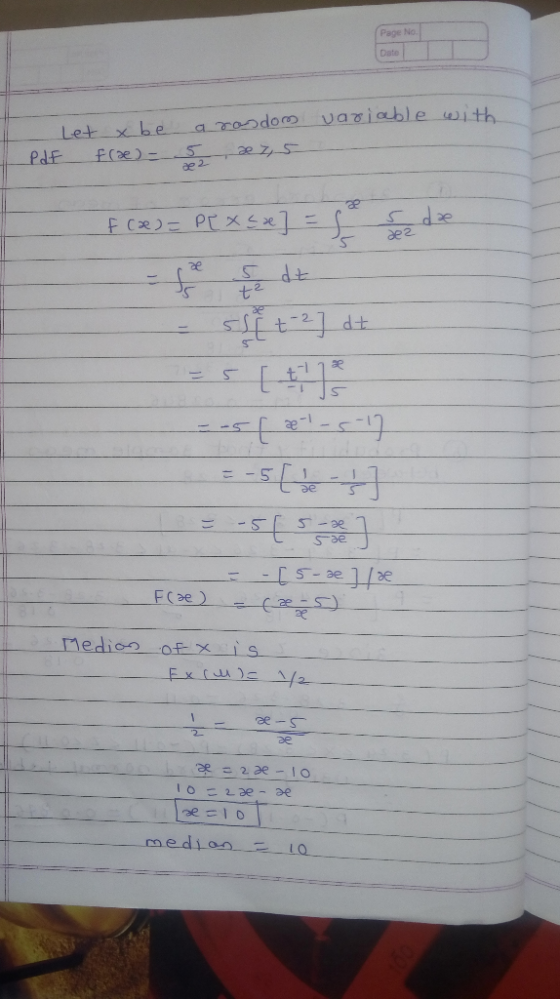 Page No. Date aroodom vaziable with Xbe Let Pdf ae 2 e t - S S-ae --IS- ae FCe) Medion ofXis e-s 2 Io 22e - ae Bedian 1O