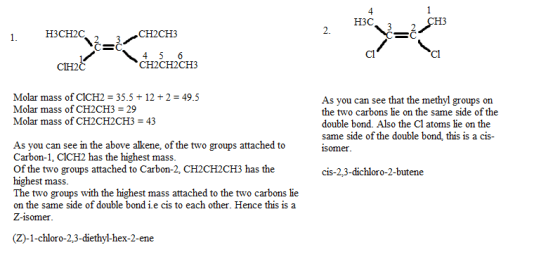 1 4 H3C CH3 فيما 2. H3CH2C 1. CH2CH3 ON Cl CH2C 4 5 6 CH2CH2CH3 Molar mass of CICH2 = 35.5 + 12 + 2 = 49.5 Molar mass of CH2C