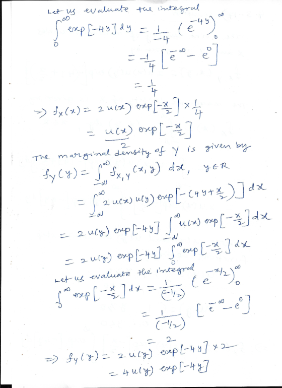 Let us evaluate the integral -447 s exep [49] dy = tē) = [ēm-] 7= 7 7 7x [ 1 2 ] chea (xone = (*)*f (a = u(x) esep [-2 ] The