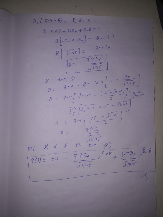 D,( コ9-8) + 0_13=0 Dp X 7.9-B De D-B= B-D + D 7.9 DAA 7.9 Dd Dp B=7.9 1/4 7.9ur-(35- A = 2 30 J5 2 7.9 D eyn 7.9 DA D 4 7.DA