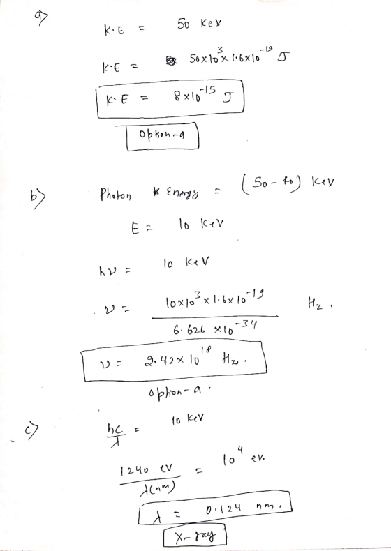 a> 50 key KE 11 -19 3 to 50x10x1.6x10 J KE c 8x10 -15 KE J optionra Photon ( 50-to] Key to Enagy EF lo kev lo Kev huo 10x10 3