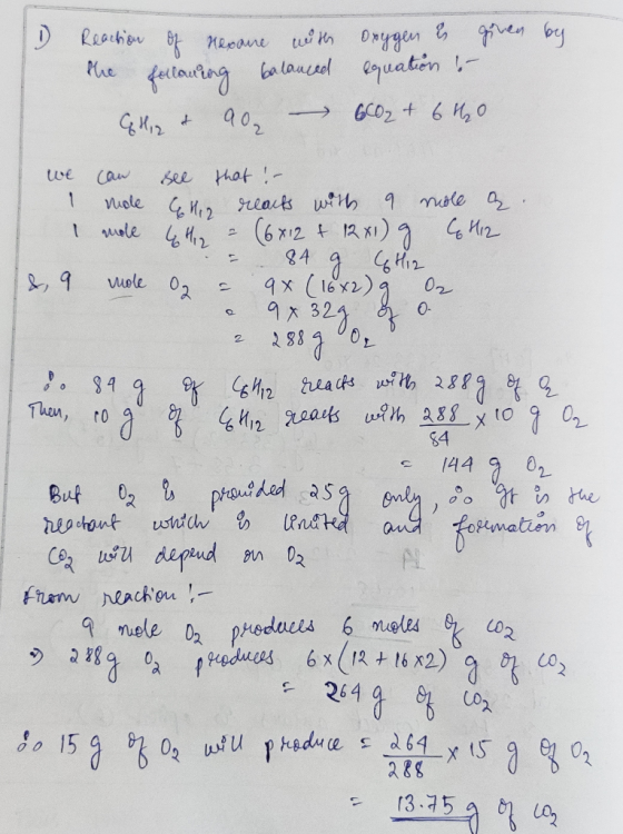 ми е Св све в Креме u m Dячеем с the following balanced equation ! Gк,, . Qo, — 6СО2 + 6к, о о 84 we can see that - 1 mole th