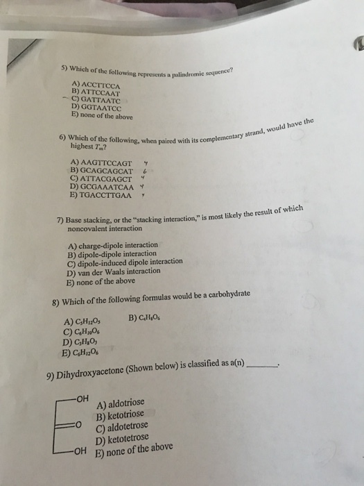 Which of the following represents a palindrome seq