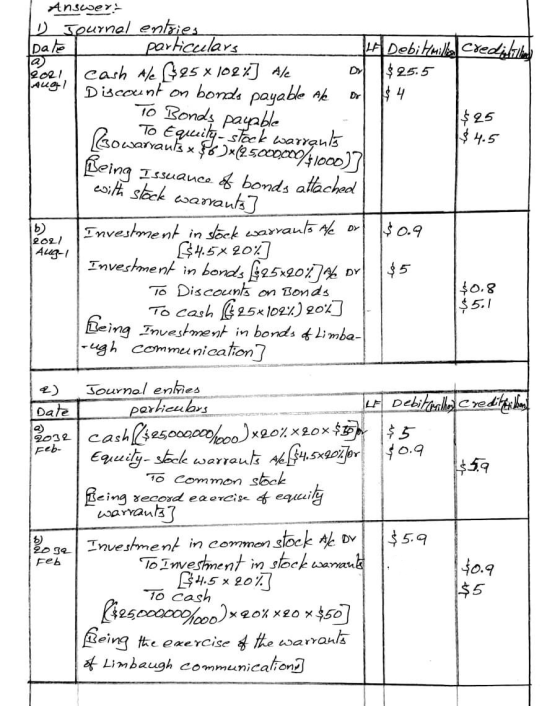 Answer: D Journal entries Date particulars Debitmille creditullin 2021 cash Ale (325x 102%] Ale al $25.5 Discount on bonds pa