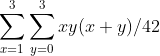 〉 〉-.ry(x + y)/42 r=1 y=0
