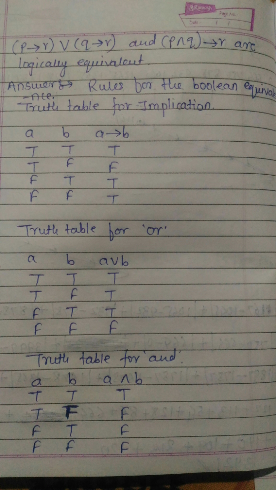Page Nio. Date le booleane aba-ぅb Trutt table or on a b avb TST