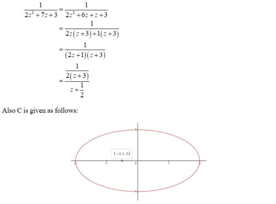 1 22 +7+3 1 22 +6+2 +3 1 2z ( : +3) +1 z +3) 1 ॥ (2z +1) (z+3) - 1 2(z+3) Z- 2 Also C is given as follows: (-D.S, 0)
